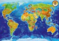 Puzzle Maailman geopoliittinen kartta