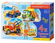 Puzzle 4v1 Construction Vehicles