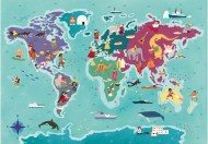 Puzzle Erkundung von Karten C & T in der Welt