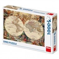 Puzzle Старинная карта мира II