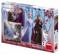 Puzzle Frozen 3x55