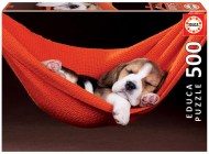 Puzzle Sleeping in a hammock