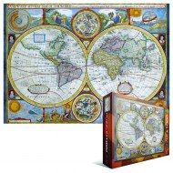 Puzzle Antique World Map IV