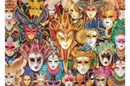 Puzzle Venecijos karnavalinės kaukės
