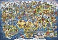 Puzzle Csodálatos világ - Világtérkép 