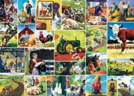 Puzzle Landbouwgrond Collage