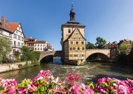 Puzzle Bamberg, Regnitz y el antiguo ayuntamiento