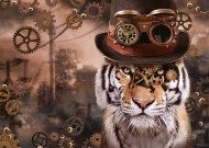 Puzzle Binzas: „Steampunk“ tigras