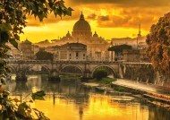 Puzzle Zlaté svetlo nad Rímom