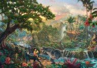 Puzzle „Kinkade: džiunglių knyga“