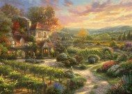 Puzzle Kinkade: A szőlőskertekben