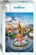 Puzzle Čínska štvrť v Bangkoku v Thajsku