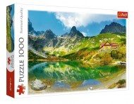 Puzzle Rifugio sullo stagno verde dei Tatra