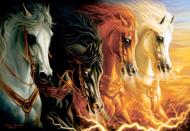 Puzzle Maailmanlopun neljä hevosta