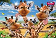 Puzzle Žirafia selfie