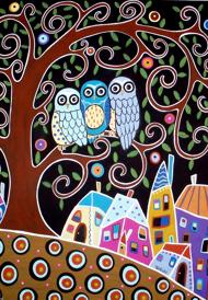 Puzzle Three Owls