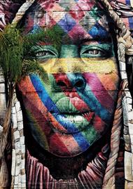 Puzzle Graffiti, Sao Paulo - Női arckép