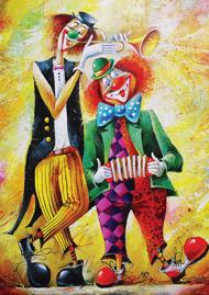 Puzzle Muzikant Clowns