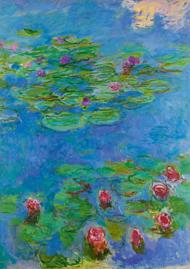 Puzzle Claude Monet - Tavirózsák, 1917