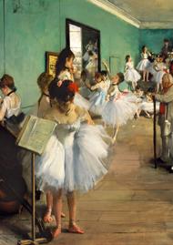 Puzzle Edgar Degas: Tanečná trieda