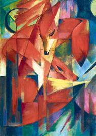 Puzzle Franz Marc - Lišky, 1913