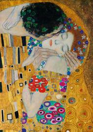 Puzzle Gustave Klimt - Poljub (podrobnost), 1908