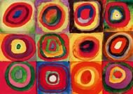 Puzzle Kandinsky - Barvna študija, 1913