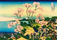 Puzzle Katsushika Hokusai - Shinagawa a Tokaidón, 1832