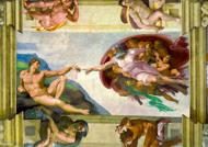 Puzzle Michelangelo - Aadamin luominen, 1511