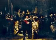 Puzzle Rembrandt: Nočná hliadka