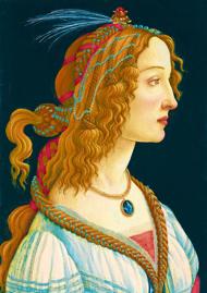 Puzzle Sandro Botticelli: Portrét dámy