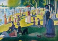 Puzzle Georges Seurat: Una domenica pomeriggio sull'isola o