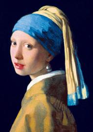 Puzzle Vermeeras - mergina su perlų auskaru, 1665 m