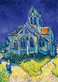 Puzzle Vincent Van Gogh - Die Kirche in Auvers-sur-Oise