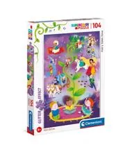 Puzzle Time for a fairy tale 104 dielikov glitter