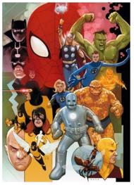 Puzzle Marveli kangelased 80