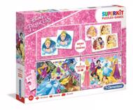 Puzzle Pažeista dėžė 2x30 Princess + memory, domino