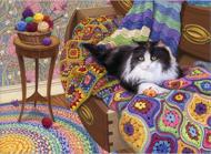 Puzzle Pohodlná kočka 1000