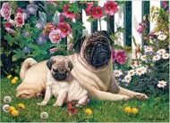 Puzzle Pug Family 1000