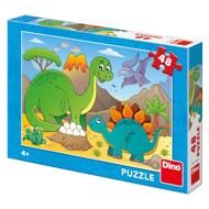 Puzzle Dinosaurused 48