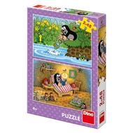 Puzzle Kret i perła 2x48
