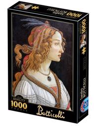 Puzzle Botticelli Sandro: Idealizovaný portrét dámy