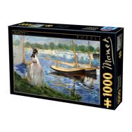 Puzzle Edouard Manet - bregovi Sene v Argenteuiju