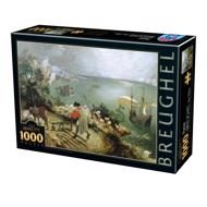 Puzzle Pieter Bruegel: Krajina s pádem Ikara