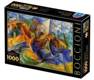 Puzzle Umberto Boccioni-Lovaglóépületek