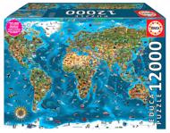 Puzzle Merveilles du monde 12000