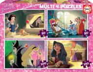 Puzzle 4 în 1 basme Disney