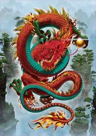 Puzzle Good fortune dragon, Vincent Hie