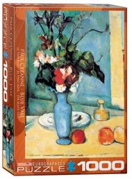 Puzzle Blaue Vase von Paul Cezanne