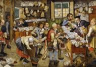 Puzzle Brueghel Pieter noorem: tihase maksmine